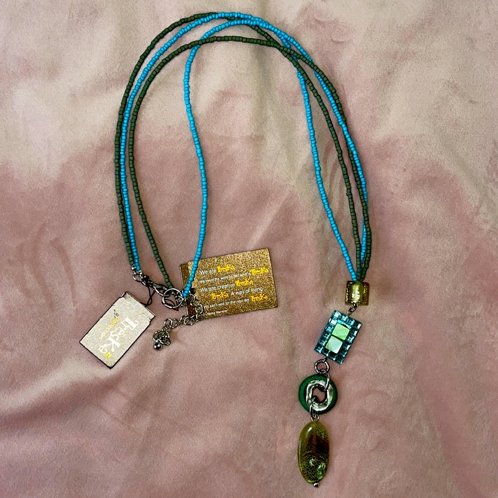 Biscayne Bay beaded necklace